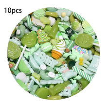 Load image into Gallery viewer, 10pcs Diy Slime Supplies Additions Accessories Phone Case Decoration For Slime Filler Miniature Resin Cake Fruits Candy