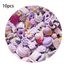 Load image into Gallery viewer, 10pcs Diy Slime Supplies Additions Accessories Phone Case Decoration For Slime Filler Miniature Resin Cake Fruits Candy