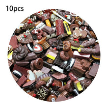 Load image into Gallery viewer, 10pcs Diy Slime Supplies Additions Accessories Phone Case Decoration For Slime Filler Miniature Resin Cake Fruits Candy