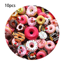 Load image into Gallery viewer, 10pcs Diy Slime Supplies Additions Accessories Phone Case Decoration For Slime Filler Miniature Resin Cake Fruits Candy