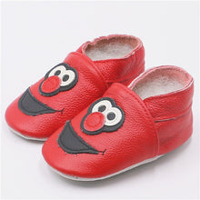 Load image into Gallery viewer, Cartoon Printing Genuine Leather Soft Baby Shoes Newborn Baby Boys Girls Infant Shoes Slippers Skid-Proof Baby Shoes For 0-24M