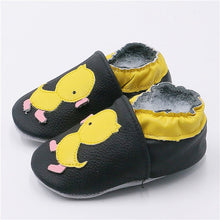 Load image into Gallery viewer, Cartoon Printing Genuine Leather Soft Baby Shoes Newborn Baby Boys Girls Infant Shoes Slippers Skid-Proof Baby Shoes For 0-24M