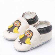 Load image into Gallery viewer, Cartoon Printing Genuine Leather Soft Baby Shoes Newborn Baby Boys Girls Infant Shoes Slippers Skid-Proof Baby Shoes For 0-24M