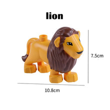 Load image into Gallery viewer, Duplos Animal Model Figures big Building Block Sets Elephant  kids educational toys for children compatible duploe LegoINGlys
