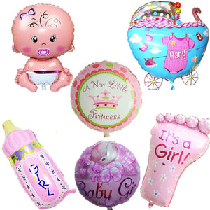 baby foil Balloons Birthday Party Decorations air balls Girl Boy Birthday balloons Helium balloon party supplies cartoon hat