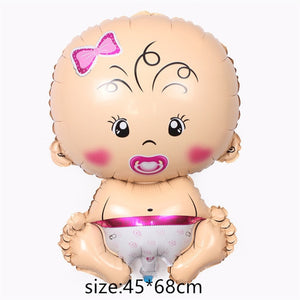 baby foil Balloons Birthday Party Decorations air balls Girl Boy Birthday balloons Helium balloon party supplies cartoon hat