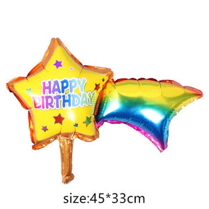 baby foil Balloons Birthday Party Decorations air balls Girl Boy Birthday balloons Helium balloon party supplies cartoon hat