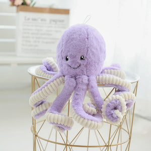 40-80cm  Lovely Simulation octopus Pendant Plush Stuffed Toy Soft  Animal Home Accessories Cute Animal Doll Children Gifts