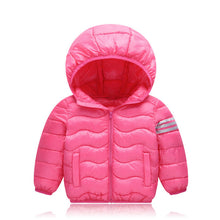 Load image into Gallery viewer, Boys and girls&#39; children&#39;s wear in autumn and winter Light and thin down cotton padded clothes Baby warm coat 23456 years old