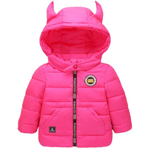 Boys and girls' children's wear in autumn and winter Light and thin down cotton padded clothes Baby warm coat 23456 years old