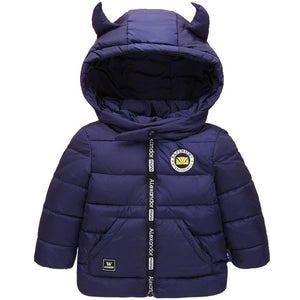 Boys and girls' children's wear in autumn and winter Light and thin down cotton padded clothes Baby warm coat 23456 years old