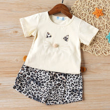 Load image into Gallery viewer, Humor Bear 2019 Summer Fashion Brand New Girls&#39; Clothing Children&#39;s Clothes Animal Cotton T-Shirt + pants Baby Kids Clothing Set