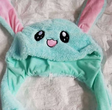 Load image into Gallery viewer, Will Shine Moving Rabbit Ear Hat Velvet Toys Hair Hoop Hat Rabbit Hat Moves Ear Hat Plush Toy 3 Color Gifts For Children