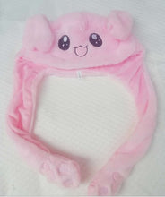 Load image into Gallery viewer, Will Shine Moving Rabbit Ear Hat Velvet Toys Hair Hoop Hat Rabbit Hat Moves Ear Hat Plush Toy 3 Color Gifts For Children