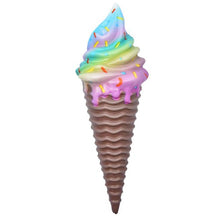 Load image into Gallery viewer, Jumbo Colorful Ice Cream Squishy Slow Rising Soft Creative Squeeze Toys Simulation Stress Relief Funny Xmas Gift Toy for Kids