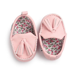 Newborn Baby Boy Girl Shoes First Walkers Baby Moccasin Shoes PU Leather Prewalkers for Kids Crib Shoes