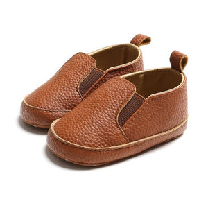 Newborn Baby Boy Girl Shoes First Walkers Baby Moccasin Shoes PU Leather Prewalkers for Kids Crib Shoes