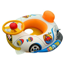 Load image into Gallery viewer, Safety Infant Swimming Ring Baby Pool Seat Toddler Float Water Ring Aid Trainer Children Bathing Inflatable Water Drink Cup