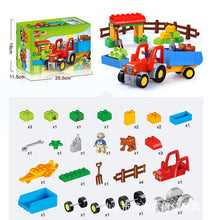 Load image into Gallery viewer, Happy Farm Large Building Blocks Sets Friends Figures Animal DIY Baseplate LegoINGLs Duplo Bricks Educational Toys for Children