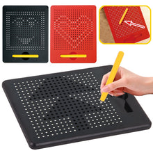 Load image into Gallery viewer, Magnetic Tablet Magnet Pad Drawing Board Steel Bead Stylus Pen Pop Bead Learning Educational Writing Toys for Children Gift