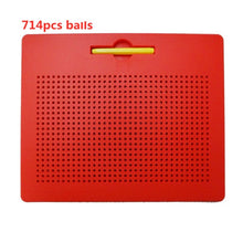 Load image into Gallery viewer, Magnetic Tablet Magnet Pad Drawing Board Steel Bead Stylus Pen Pop Bead Learning Educational Writing Toys for Children Gift