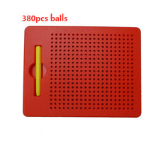 Load image into Gallery viewer, Magnetic Tablet Magnet Pad Drawing Board Steel Bead Stylus Pen Pop Bead Learning Educational Writing Toys for Children Gift