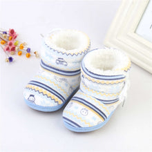 Load image into Gallery viewer, Baby Boy Girl Shoes Soft Sole First Walker Baby Booties Cotton Cartoon Anti-slip Snowshoes Toddler Newborn Shoes Boy