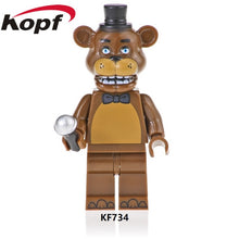 Load image into Gallery viewer, KF734 Single Sale Building Blocks Cartoon Movie Five Nights at Freddy's Model Foxy Golden Freddy Figures Gift Toys For Kids