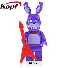 Load image into Gallery viewer, KF734 Single Sale Building Blocks Cartoon Movie Five Nights at Freddy's Model Foxy Golden Freddy Figures Gift Toys For Kids