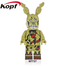 Load image into Gallery viewer, KF734 Single Sale Building Blocks Cartoon Movie Five Nights at Freddy's Model Foxy Golden Freddy Figures Gift Toys For Kids
