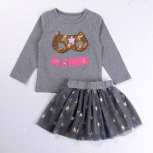 Load image into Gallery viewer, Humor Bear Autumn Kids Baby Girl Clothes Cute Bow Plaid Long Sleeve T-shirt+ Skirt  2Pcs Suits Student Girls&#39; Clothing Sets