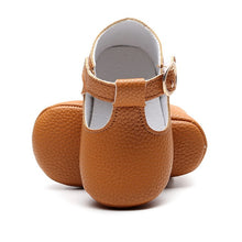 Load image into Gallery viewer, Mary Jane Soft Sole T-strap Baby Girls Shoes PU Leather Tstrap Baby Moccasin Infants Toddler Baby Boy Kids T-bar Shoes