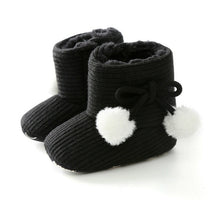 Load image into Gallery viewer, Hot Winter Boy Girls Baby Solid Soft Cotton Sole Snow Boots Warm Crib Shoes Toddler Boots Walk UK