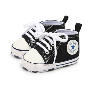 Baby Shoes Classic Canvas Baby Boy Shoes Spring Cotton Straps Stitching Newborn Boy Girl Shoes First Walker Prewalker