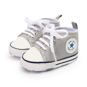 Baby Shoes Classic Canvas Baby Boy Shoes Spring Cotton Straps Stitching Newborn Boy Girl Shoes First Walker Prewalker