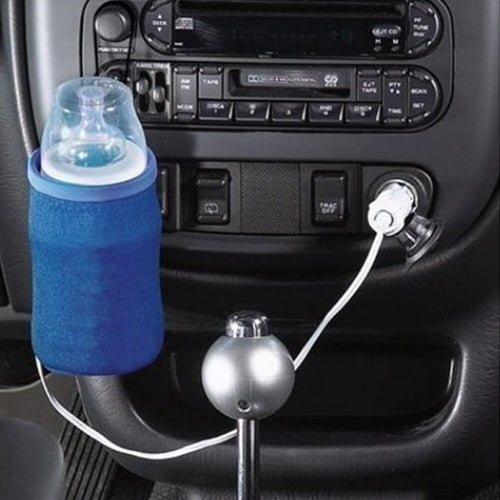 12V Portable DC Car Baby Bottle Warmer Heater Cover Food Milk Travel Cup Covers Sterilizing Pot With Car Cigarette  Cable