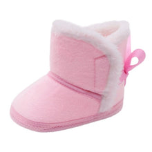 Load image into Gallery viewer, baby shoes russia winter infants warm shoes Faux fur girls baby booties Leather boy baby boots