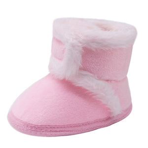 baby shoes russia winter infants warm shoes Faux fur girls baby booties Leather boy baby boots