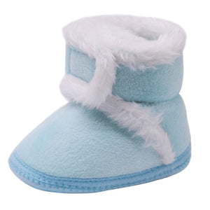 baby shoes russia winter infants warm shoes Faux fur girls baby booties Leather boy baby boots