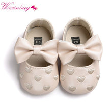 Load image into Gallery viewer, Newborn Baby Boy Girl Shoes First Walkers Baby Moccasin Shoes PU Leather Prewalkers for Kids Crib Shoes