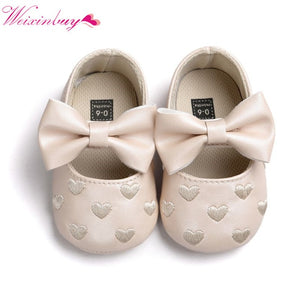 Newborn Baby Boy Girl Shoes First Walkers Baby Moccasin Shoes PU Leather Prewalkers for Kids Crib Shoes