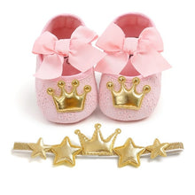 Load image into Gallery viewer, Baby Shoes Flowers Newborn Baby Girl Shoes Fashion Flowers Princess First Walker Baby Girl Shoes