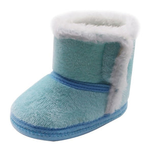 baby shoes russia winter infants warm shoes Faux fur girls baby booties Leather boy baby boots