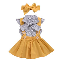 Load image into Gallery viewer, Baby Girl Clothes 2019 Summer New Girls&#39; Clothing Sets Kids Bay clothes Toddler Cotton sleeveless bowknot coat+Pants 1-4Y