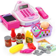 Load image into Gallery viewer, Children Pretend Play Toys Simulation Supermarket Cash Register Playset for Boys Kids girls Toddler Groceries Toys birthday Gift