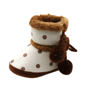 baby shoes russia winter infants warm shoes Faux fur girls baby booties Leather boy baby boots