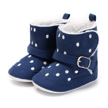 Load image into Gallery viewer, Baby Girls Shoes Snow Boot Soft Sole Kids Girl Cotton Baby Shoes Anti-silp Prewalker Booties Newborn Baby Girls First Walkes