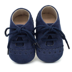 Leather New Classic Sports Sneakers Newborn Baby Boys Girls First Walkers Shoes Infant Toddler Soft Sole Anti-slip 0-18M