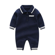 Load image into Gallery viewer, Baby boys&#39; knit Rompers Long Sleeve Knitted newborn baby clothes warm Kid&#39;s Autumn Clothing Knitting Rompers 0-24m Cute Overalls