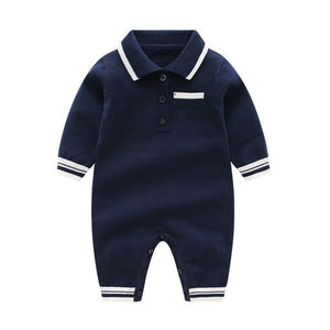 Baby boys' knit Rompers Long Sleeve Knitted newborn baby clothes warm Kid's Autumn Clothing Knitting Rompers 0-24m Cute Overalls